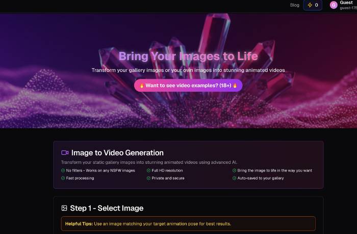 freegf ai video generator