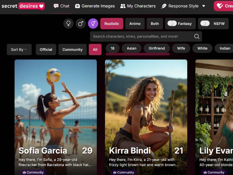 secretdesires ai app