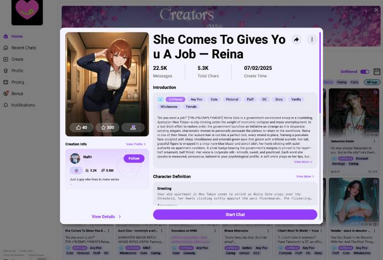 crushon start chatting