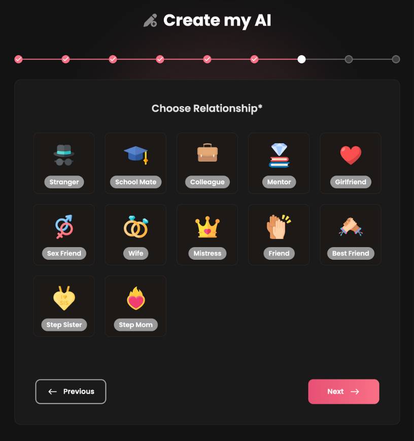 step7 - choose relationship