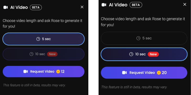 candy ai video pricing