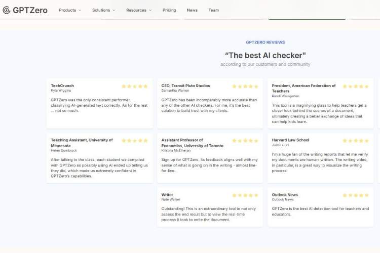 GPTZero - Overall Verdict