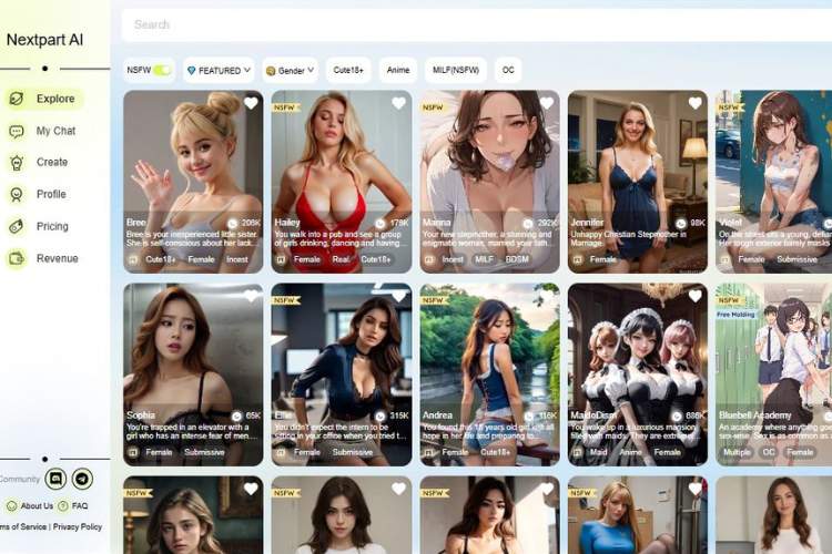 nextpart ai nsfw chat