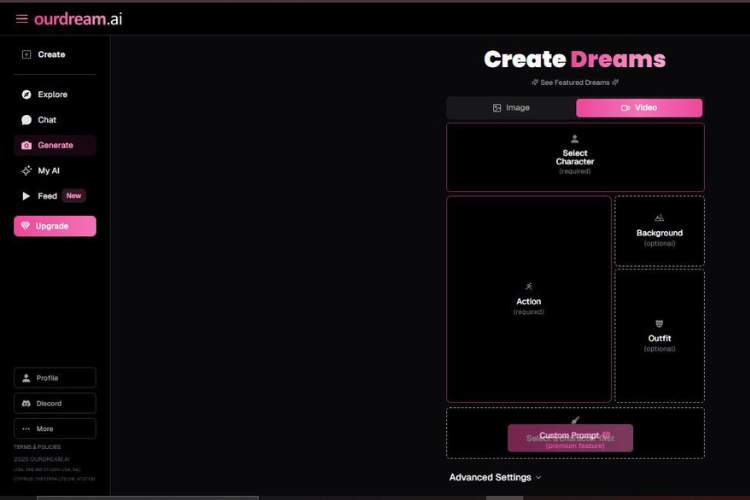 ourdream video generator