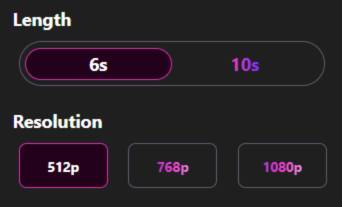 step1- choose length and resolution