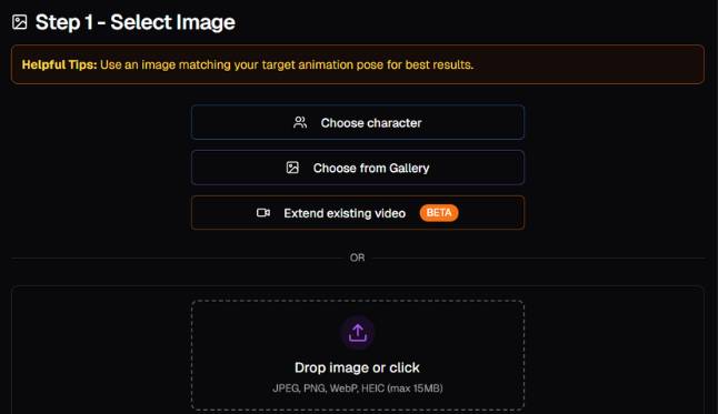 step1 - select image