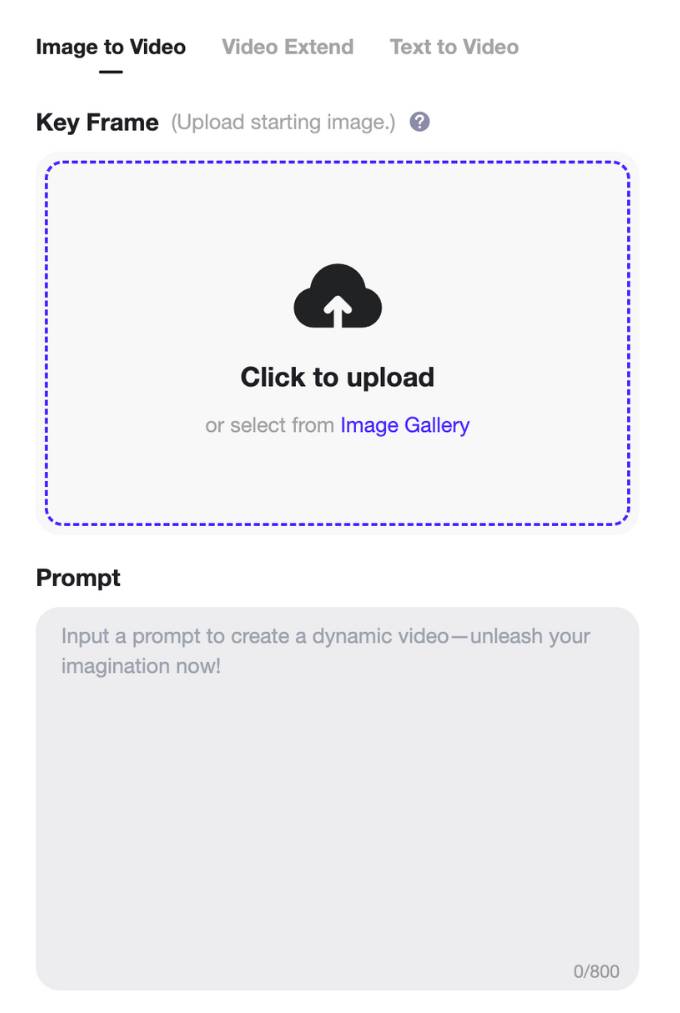step1 - upload image and add prompt