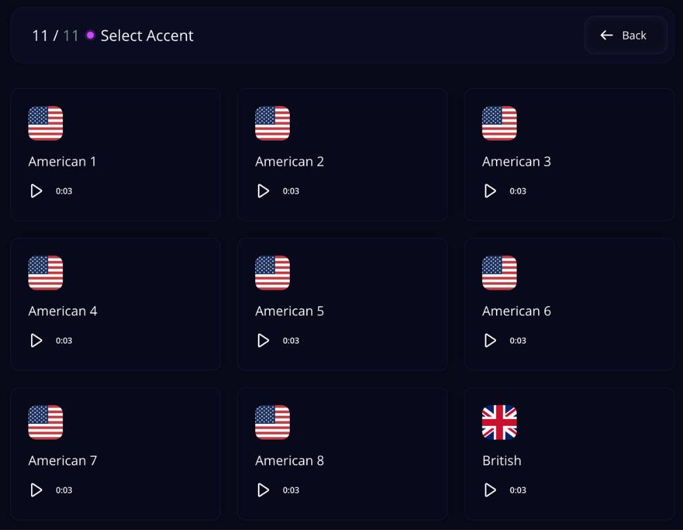 step12 - select accent