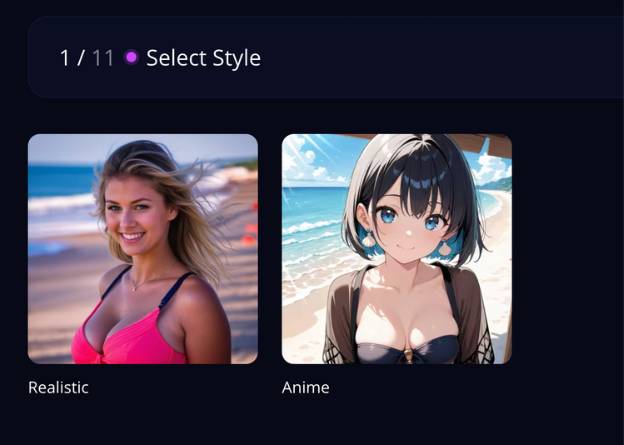 step2 - select style