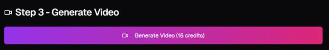 step3 - generate video