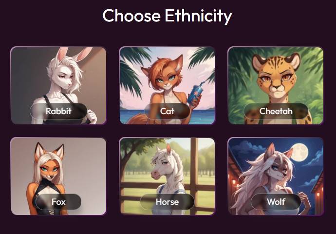 step5 - choose ethnicity