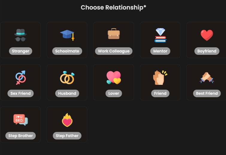 step7 - choose relationship