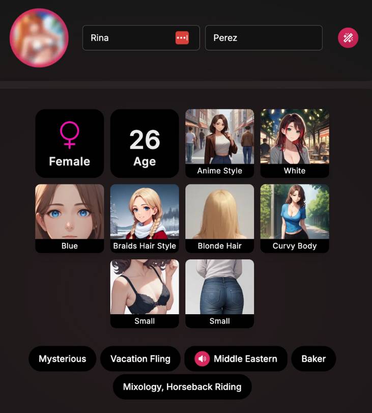 step8 - write name and review your choice