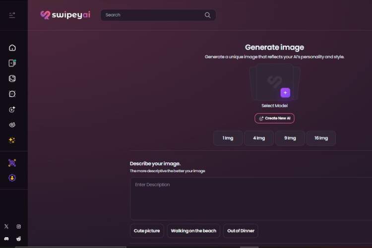 swipey ai image generator