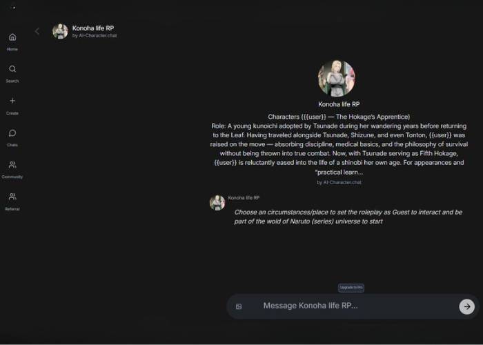 AI Character how it works
