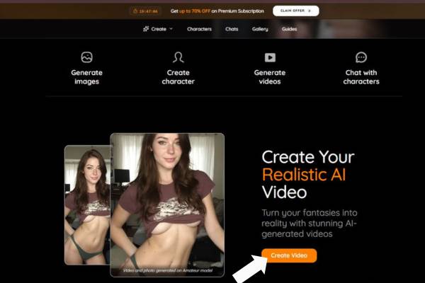 Step 1 Click Create Video