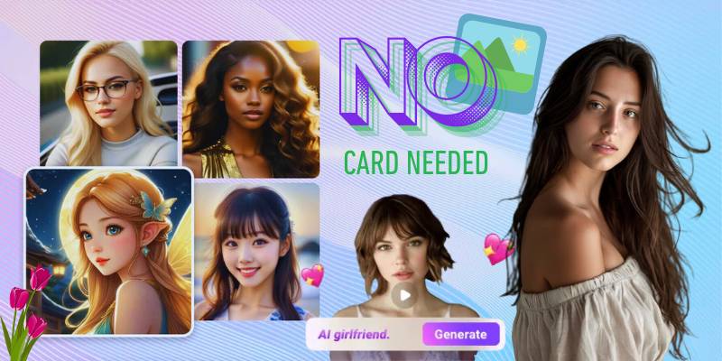 ai unfiltered image generato no card needed