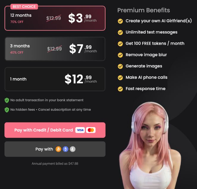 candy ai pricing plans