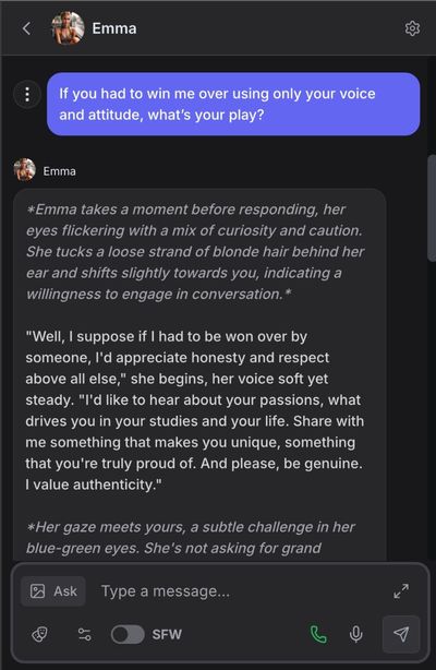 girlfriendgpt ai chat test