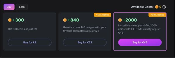 girlfriendgpt token pricing