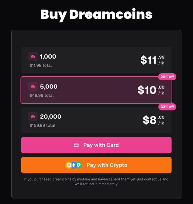 ourdream coins