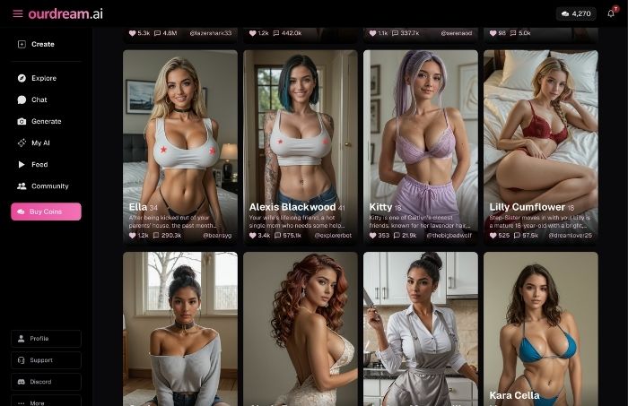 ourdream homepage screenshot