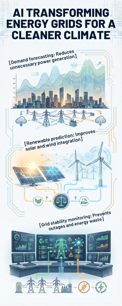 Dynamic Infographic on AI Energy Grid Transformation