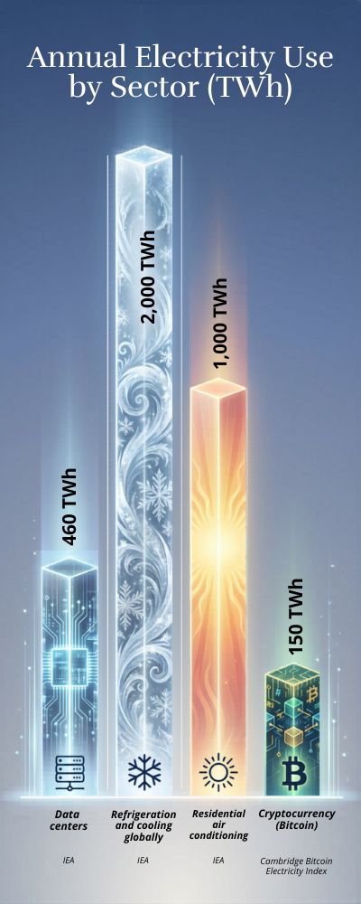 Textured Vertical Bars Showing Energy Consumption